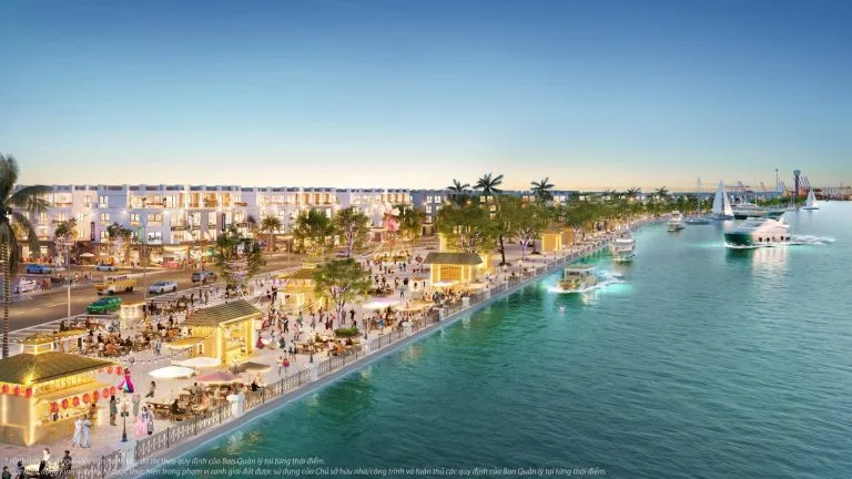 Khu phố đi bộ tại Vin Cần Giờ